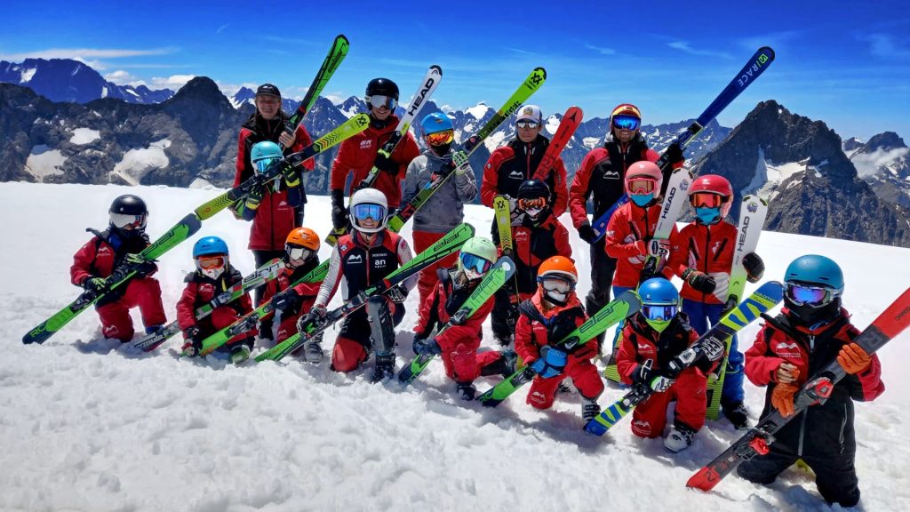 Campamento en Francia, Glaciar de Les Deux Alpes
